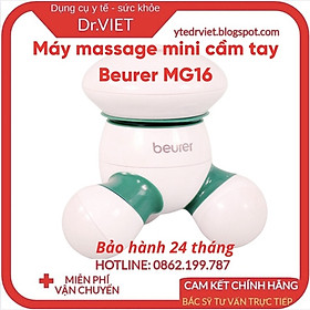 Máy massage mini cầm tay Beurer MG16 cao cấp-Xuất xứ Đức,dùng mát xa toàn thân,giúp giảm đau mỏi cơ,tuần hoàn máu tốt