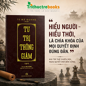 Sách Tư Trị Thông Giám - Tập 5 (Bìa Cứng, Bọc Vải, Phủ Nhũ)