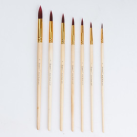 Bộ 7 Cây Cọ Đầu Tròn Cao Cấp