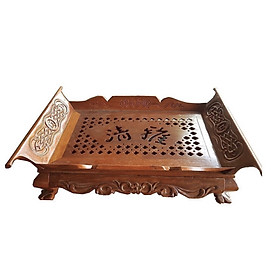 Khay trà gỗ hương khổng minh loại lớn, hàng cao cấp 45cm, sau: 29,5cm ,Cao : 12cm KH18605