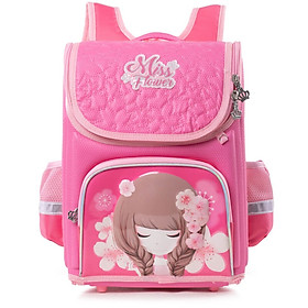 Ba Lô Chống Gù Mr. Vui BLCG816-SG - Màu Hồng Sen