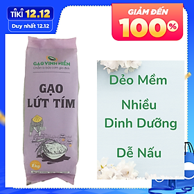 Gạo Lứt Tím Vinh Hiển 1KG - Siêu dẻo, dinh dưỡng