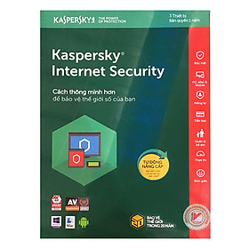 Kaspersky Internet Security Cho 3 Máy Tính - KIS3U - Hàng Chính Hãng