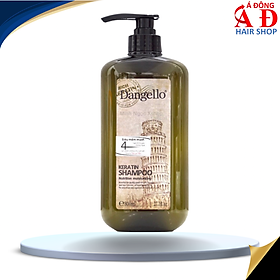[D'angello] Dầu gội Dangello Keratin shampoo siêu mượt cho tóc khô hư tổn 800ml - Hàng chính hãng