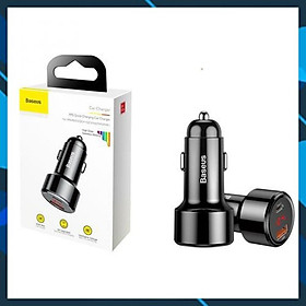 Mua Bộ tẩu sạc nhanh đa năng dùng cho xe hơi Baseus Magic Series Quick Charge (45W  LED Display  PD/ QC 3.0/ PPS/ SCP/ AFC  Quick Charger ) - Hàng Chính Hãng