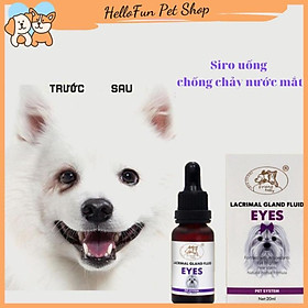 Siro uống chống chảy nước mắt, giảm ố mắt cho chó mèo Lacrimal Gland Fluid Eyes 20ml