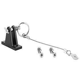 Black    Top Fitting with  Pin and Lanyard Set