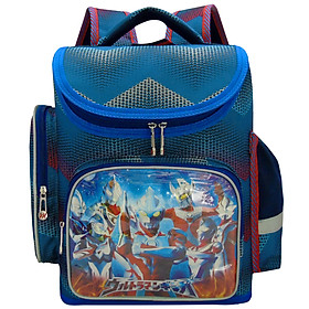 Balo ( Cặp) Học Sinh Chống Gù Lưng Bé Trai Cấp 1 Dạng Hộp Hình Siêu Nhân Điện Quang MHCHLG103