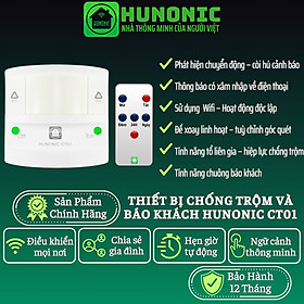 Mua Thiết Bị Chống Trộm Và Báo Khách Đa Năng Hunonic CT01