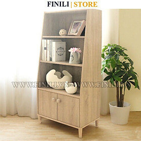 Kệ sách trang trí đa năng FINILI cho phòng khách và phòng ngủ gỗ công nghiệp FNLO2089