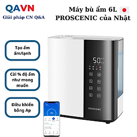 Mua Máy bù ẩm PROSCENIC LH650 dung tích 6L nội địa Nhật - wifi  khóa trẻ em  hen giờ - Hàng chính hãng