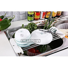 Thanh inox gác chậu rửa bát