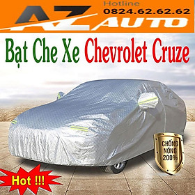 Bạt Phủ Ô Tô #Chevrolet CRUZE - CAO CẤP 3 LỚP Tráng Bạc Cách Nhiệt, Chống Nước, Chống Trộm Gương (hàng cao cấp)