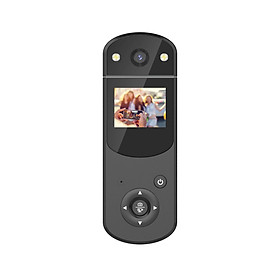 Camera Thân Mini Máy Ảnh Kỹ Thuật Số HD 1080P Có Màn Hình Nhìn Xuyên Đêm Quay Video Thể Thao DV Máy Ghi Âm MP3 Đa Năng Màu sắc: Đen