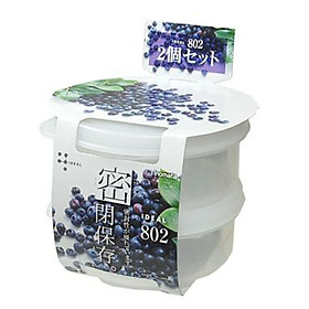Set 2 hộp đựng thực phẩm chịu nhiệt lò vi sóng 180ml nội địa Nhật Bản