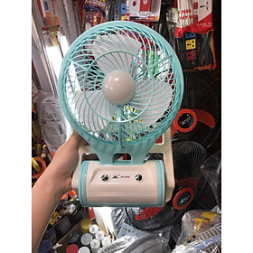 Mua Quạt tích điện có đèn Led sáng  - Giao màu ngẫu nhiên