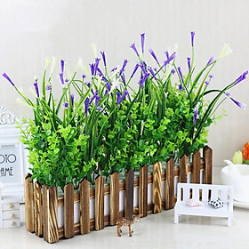 Mua Hàng rào gỗ cắm hoa lá kích thước 50cm kèm xốp trắng (chưa gồm hoa cỏ)