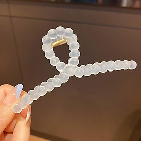 Kẹp Tóc Nữ Dạng Thạch Trong Suốt Nhiều Màu Phong Cách Hàn Quốc Thanh Lịch Thời Trang - 1