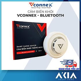 Cảm biến báo khói thông minh Vconnex Bluetooth Mesh - Phát hiện cháy, Hú còi báo, Thông báo qua điện thoại - HÀNG CHÍNH HÃNG