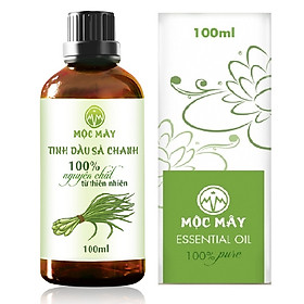 Tinh dầu Sả chanh 100ml Mộc Mây - tinh dầu nguyên chất 100% từ thiên nhiên - chất lượng và mùi hương vượt trội