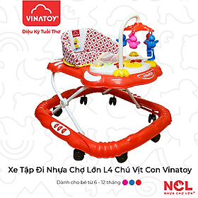 Xe Tập Đi Nhựa Chợ Lớn L4 Con Vịt Dành Cho Bé Từ 6 -12 Tháng - M1846-XTĐ
