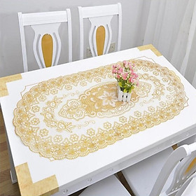 Mua Khăn trải bàn ren hoa họa tiết Tân cổ điển  thanh lịch rập nổi sang trọng