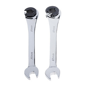 Hình ảnh 11 & 12mm Sliding Oil Ratchet Wrench 2-Pack, Hand Tools, Gear Wrenches