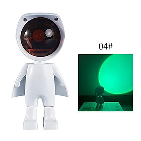 Ready StockTiktok Robot Design USB Sunset Projection Floor Light Rainbow Modern Led Floor Light Living Room