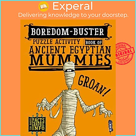 Sách - Boredom Buster Puzzle Activity Book of Ancient Egyptian Mummies by David Antram (UK edition, paperback)