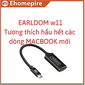 Mua Jack Chuyển Đổi Từ Cổng Type C Ra Cổng HDMI Earldom W11 Hàng Chính Hãng