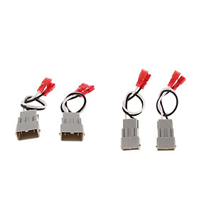 2Pairs Stereo Speaker Wiring Harness Connector Plug Adapter For  Accord