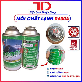 Gas lạnh tủ lạnh và ô tô R134A lon 300ml, gas lon R134A