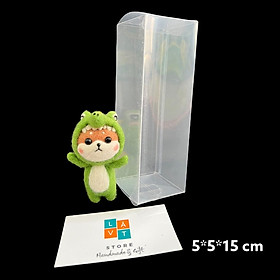 Mua Hộp Mica  hộp PET dạng gấp có màng  bằng nhựa PVC  acrylic siêu dầy  trong suốt để chống bụi quà lưu niệm  mô hình