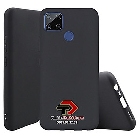 Ốp lưng dành cho OPPO Realme C12 silicone dẻo màu đen