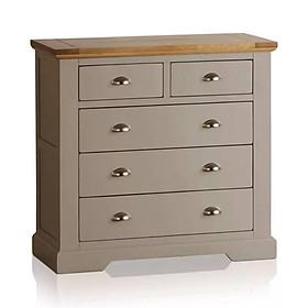 Mua Tủ Ngăn Kéo 3+2 St.Ives Gỗ Sồi Ibie BSK32STIO - Xám (100 x 42 cm)