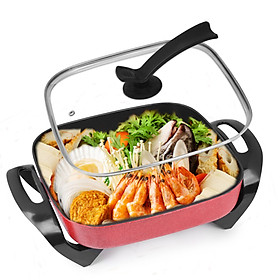 Mua Nồi lẩu  nướng điện vuông đa năng 5L (30cm) chuẩn Hàn Quốc HT-0201