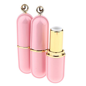 3 Cái Trang điểm Rỗng ống Mỹ Phẩm Son Môi Lip Balm Container Công Cụ DIY