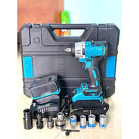 Mua   SIẾT CAO CẤP   Máy Siết Bulong 20V Hàng Cao Cấp Không Chổi Than  3 Đèn Led Trợ Sáng kèm phụ kiện