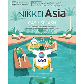 Hình ảnh Nikkei Asian Review: Nikkei Asia - 2021: CASH SPLASH - 12.21 tạp chí kinh tế nước ngoài, nhập khẩu từ Singapore