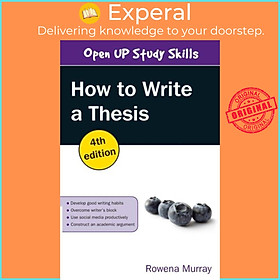 Sách - How to Write a Thesis by Rowena Murray (UK edition, paperback)