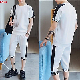 Sét Bộ đồ lững nam hàn quốc phối viền