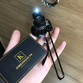 Kính lúp soi linh kiện có đèn led 20X dùng trong sửa chữa đồng hồ