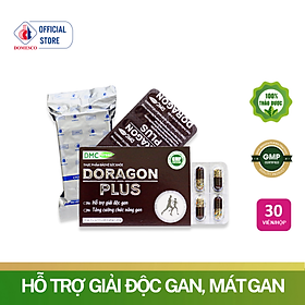 Viên Uống DORAGON PLUS Domesco Hộp 30 viên - Hỗ Trợ Mát Gan Giải Độc