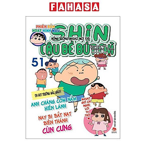 Sách - Shin - Cậu Bé Bút Chì - Phiên Bản Hoạt Hình Màu - Tập 51 - Hổng Giống Masao Mọi Khi (Tái Bản 2024)