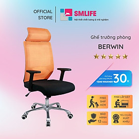 Mua Ghế trưởng phòng lưng cao có tựa đầu SMLIFE Berwin