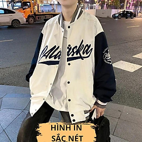 Áo khoác bomber nam nữ form rộng 2 lớp dù nam nữ ulzzang hottrend street style ALASKA  Hàn Quốc rẻ đẹp