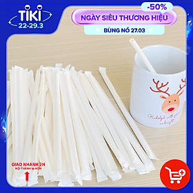 Mua Ống Hút Giấy KETILO Có Màng Bọc Riêng Từng Ống Hút Cao Cấp COMBO 30 cái  Dùng 1 Lần  An Toàn  Tiện Lợi - CHÍNH HÃNG OH002