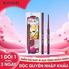 Bút Chì Gel Kẻ Mí Mắt Siêu Chống Trôi Dạng Xoay Kissme Heroine Make Long Stay Sharp Gel Liner N 0.08 G (2 Màu)