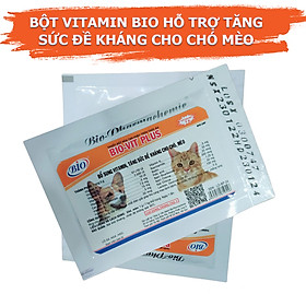 Bột Vitamin Bio Hỗ Trợ Tăng Sức Đề Kháng Cho Chó Mèo 5g