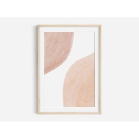 Tranh treo tường | Tranh nghệ thuật trừu tượng - Abstract Wall Art Print,Painting, Modern Minimalist, Neutral Decor 01